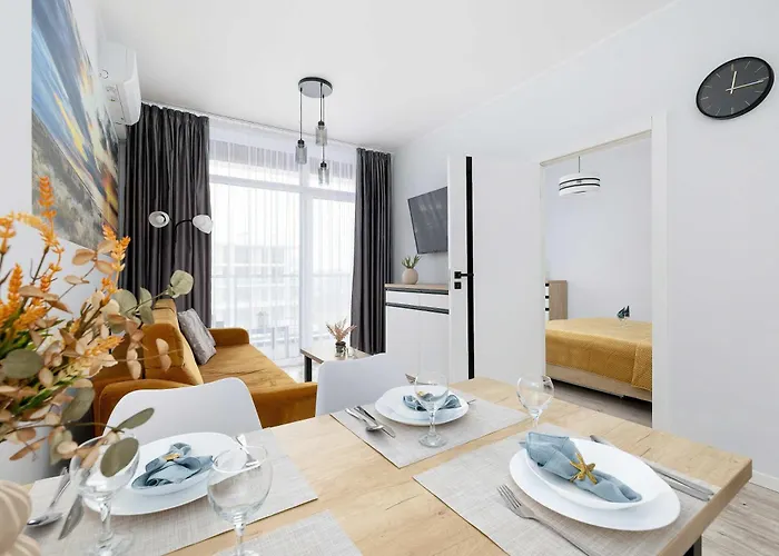 Ku Morzu Nadmorski Apartament W Poblizu Plazy Z Basenem I Parkingiem By Noclegi Renters Lägenhet *